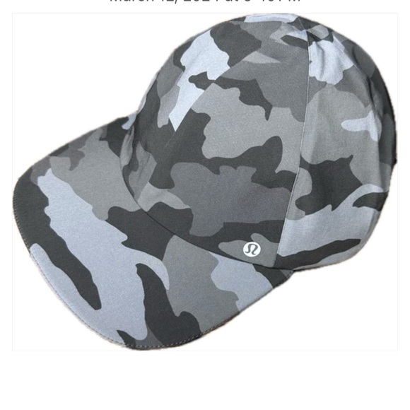 lululemon athletica Other - Lululemon🍋 Unisex Fast and Free Running Hat, Grey Camo, NWTs